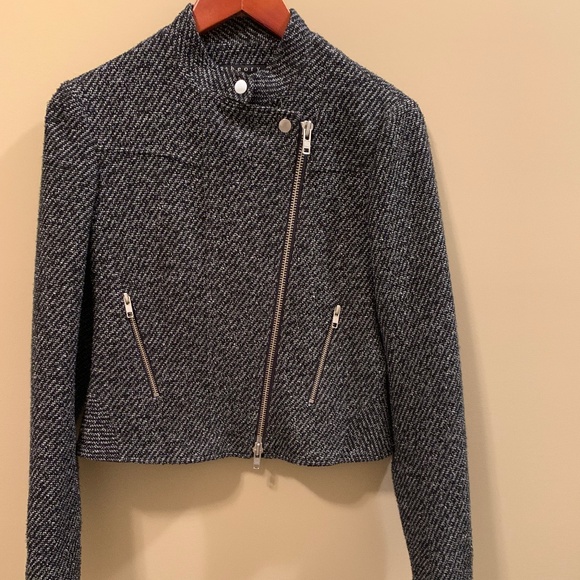 TEORY MOTO JACKET - SIZE 4 - Picture 4 of 14